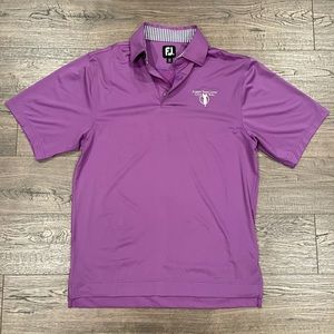 Men’s purple FootJoy S polo shirt